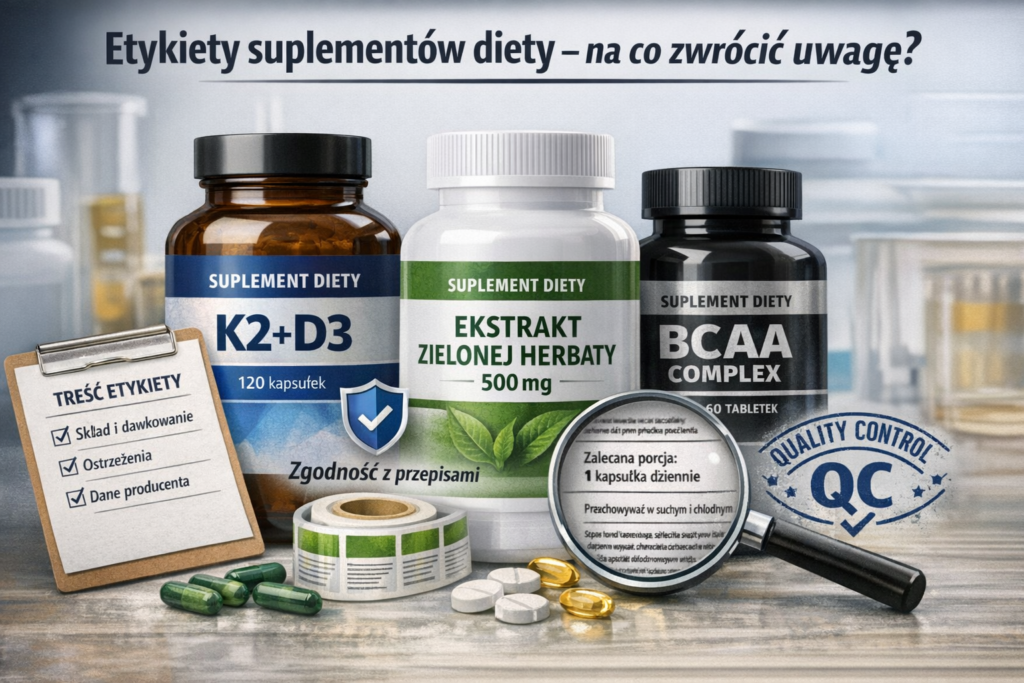 Etykiety dla suplementów diety