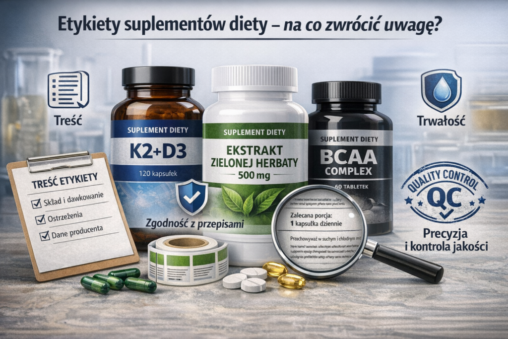 Etykiety dla suplementów diety